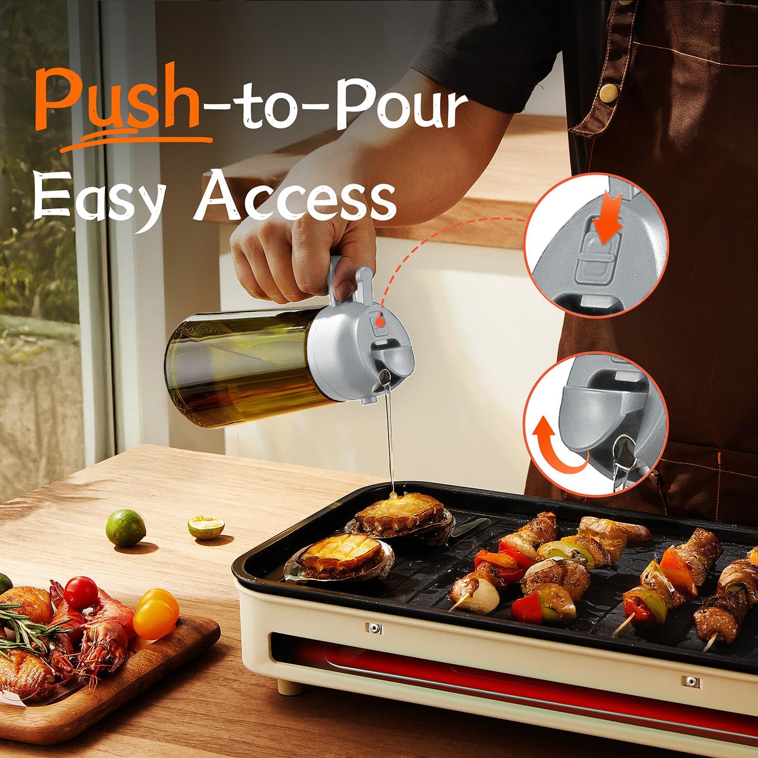 Precision Olive Oil Sprayer Bottle